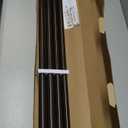 KAMANINA 1 Inch Double Curtain Rods 66 to 120 Inches (5.5-10 Feet), Heavy Duty Adjustable Double Curtain Rod for Windows, Bronze Drapery Rods with End Caps