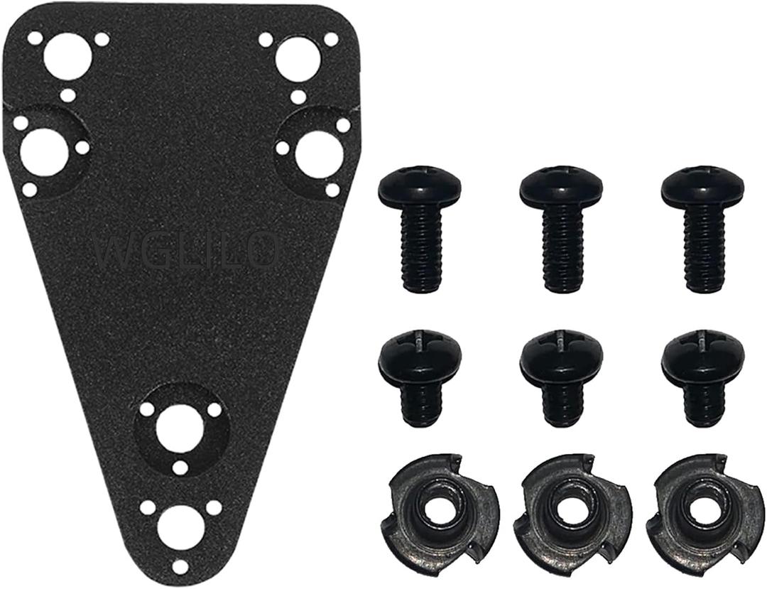 Cross Platform Adapter for Blackhawk to Safariland Holster and QLS, Molle Conversion Kit for Thigh and Drop Leg Holsters, Black