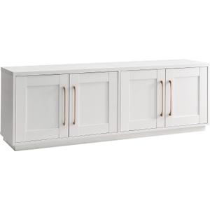 Henn&Hart Tillman Rectangular TV Stand for TV's up to 80" in, 68" Wide, White