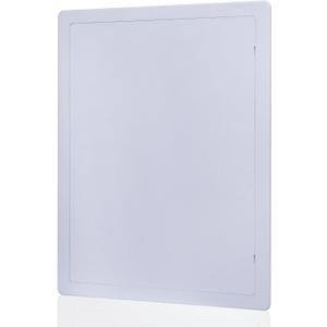Suteck Plumbing Access Panel for Drywall Ceiling 12 x 16 Inch Reinforced Plastic Wall Access Doors Removable Hinged White