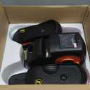 Putnen Under Desk Elliptical Machine, Electric Elliptical Leg Exerciser for Seniors with 12 Adjustable, Portable Quiet Elliptical Exercise Machine, Seated Pedal Exerciser with Remote Control (Orange)