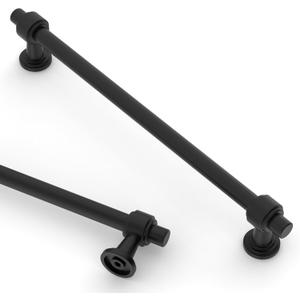 Asidrama 10 Pack 10 Inch(254mm) Matte Black Kitchen Cabinet Handles, Cabinet Pulls Kitchen Cabinet Hardware for Cupboard Drawer Pulls
