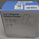 Wireless Magnetic Charger for iPhone: 3-in-1 Charging Station for Multiple Devices Apple - 18W Charging Stand for iPhone 17 16 15 14 13 12 Pro Max Plus Apple Watch iPad Airpods 3/Pro 2nd (Black)