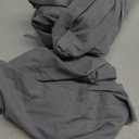 MILDLY Super Soft Duvet Cover - 100% Washed Microfiber Light Grey Comforter Cover Set 3 Pieces with Zipper Closure & Corner Ties (No Comforter) (Full (80"x90"))