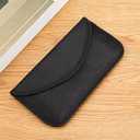 Signal Blocking Bag, GPS RFID Bags Pouch Shield Cage Wallet Phone Case for Cell Phone Privacy Protection Car Key FOB Black LCC212-01