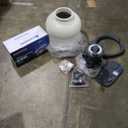 AQUASTRONG 14in Sand Filter Pump for Above Ground Pool with Timer, 2/3 HP Pool Pumps Above Ground 3000 GPH for Pools up to 13000 GAL, Pool Filter with 6-Way Valve, Improved Circulation and Filtration