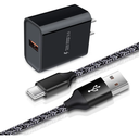 Fast Charger 3.0 Wall Charger for Samsung Galaxy A32 A52 A17 S26 S25 A16 A51 A71 S21 A14 A13 A11 A20 A50 A12 S24 S23 S22 Ultra 5G S20 A15 Note 20 S10 S9, LG, Adaptive Block Cube+USB Type C Cable Cord