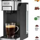 KOTLIE Single Serve Coffee Maker for K*cup/Nes Original/D*G Capsules and Ground Coffee, 50 Oz Removable Reservoir, up to 12oz Cup Sizes,Ideal for Kitchens, apartments, dorm rooms and Offices (CM-827)