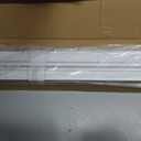 1" Cordless Mini Blinds 46" W x 64" H, White Vinyl Blinds, Horizontal Light Filtering Blinds, Window Blinds for Indoor Windows, Office, Kitchen, Bathroom and Living Room.
