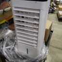 Windowless Portable Air Conditoners, 3-IN-1 Portable AC with Remote, 12H Timer &1.16Gal Tank, 45 Oscillation, 3 Modes 3 Speeds, Fast Cooling Quiet Ventless Swamp Cooler for Room Home Office, Pearl