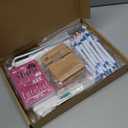 Sabary 48 Pcs Nurse Appreciation Gifts Set 12 Nurse Makeup Cosmetic Bag 12 Notebooks Pocket Journal 12 Doctor Nurse Ballpoint Pens 12 Stethoscope Rn Bracelet for Nursing Students School (Stylish)