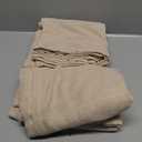 LAMIT Light Filtering Sheer Linen Curtains 102 inches Long, Linen Textured Semi Sheer Back Tab and Rod Pocket Natural Boho Drapes for Living Room/Farmhouse, 2 Panels, Linen, 52 x 102 Inch