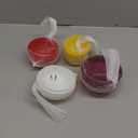 Vegetable and Fruit Storage Containers for Fridge, BPA Free Fresh reusable Food Savers, Onion Storage Container Garlic SaverTomato Saver and Lemon KeeperRefrigerator Vegetable Crisper (Circular)