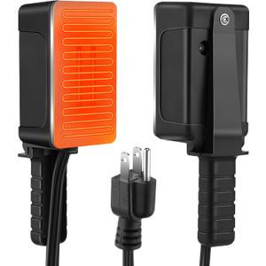 Enhon 1155x 1155 200w Magnetic Engine Block Heater with 43in Power Cord, Oil Pan Heater for Car, Truck, Tractors, Diesel Vehicles and Other Equipment