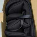 Infant Car Seat Insert with 2 Headrest for Preemie to Toddler, Thickened Baby Car Seat Head Support for Side Impact Protection, Breathable Newborn Carseat Insert with Filled Spong (Black)