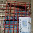 Folding Bridge Blue Crab Trap, Heavy-Duty Metal Wire Mesh Drop-Net, Collapsible Foldable Design, 15" x 15" x 7"