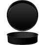 2 Pcs Silicone Cake Pan Round Baking Cake Molds Non-stick Quick Release Suitable for Cheesecake Puddings Party Favors(Black, 10 Inches)