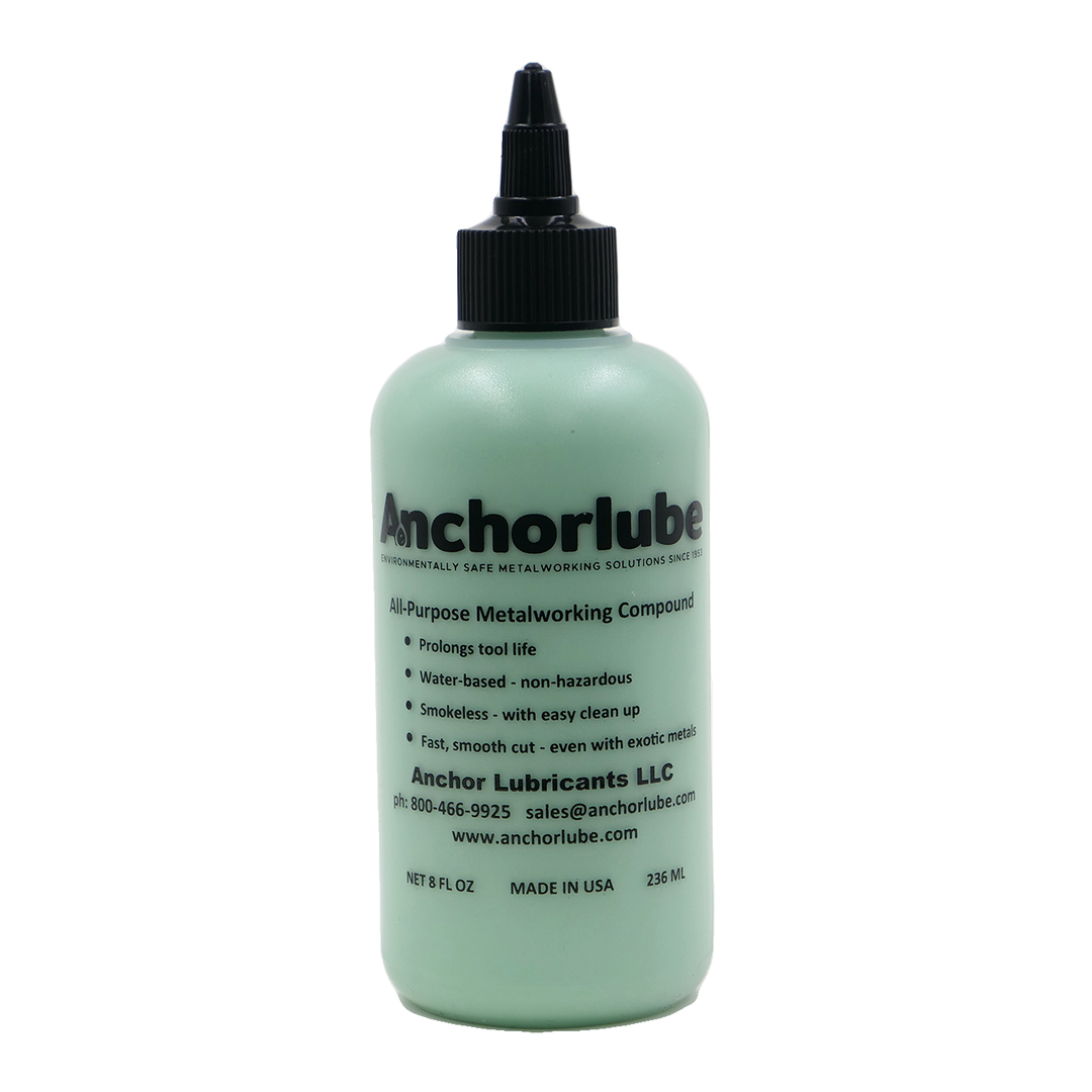 Anchorlube 8oz, All-Purpose Metalworking Cutting Lubricant, Water-Based 3010