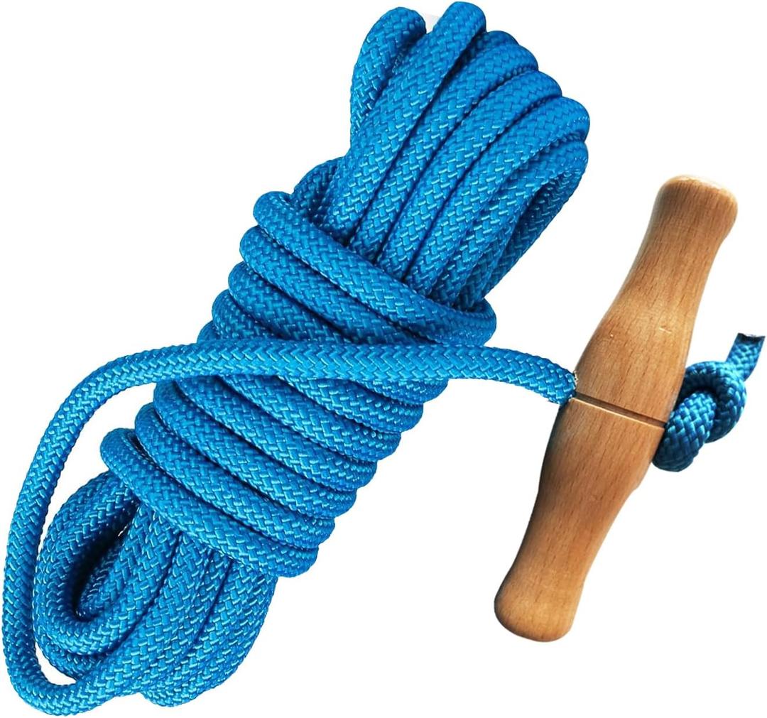 PR-20 Tree Pruner Rope Replacement Kit (20ft) Compatible with Jameson Fiscar Big Mouth Manual Pole Saw & Tree Pruner - Wooden Handle, Diameter Rope - Tree Trimmers Long Handle Pruner