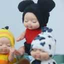 Mini Rebirth Decorative Ornaments, 6pcs Gift Box Miniature Decorative Ornaments Outfit