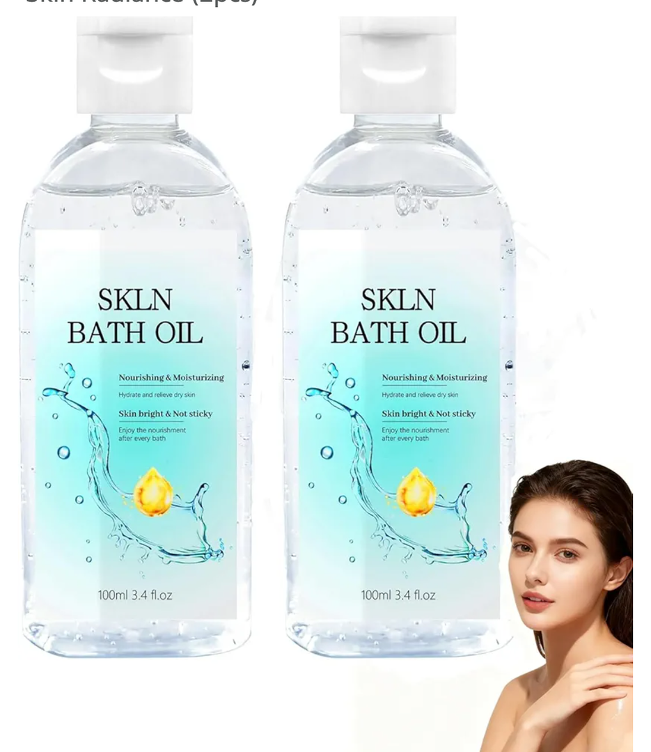 SKLN Deep Hydrating Bath & Shower Oil – Silky Smooth Skin, Moisturizing & Nourishing, Enhances Skin Radiance (2pcs) 30/06/28