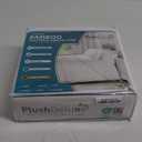 PlushDeluxe Premium Bamboo Mattress Protector  Queen Size, Waterproof, & Ultra Soft Breathable Noiseless Washable Bed Mattress Cover for Comfort & Protection - White