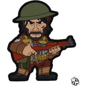 John Hitman #10 WW2 British Soldier PVC Morale Patch