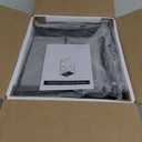 Furologee Kitchen Bakers Rack with Power Outlet, Microwave Oven Stand with Storage 4 Tiers, Coffee Bar Table with 6 S Hooks, Kitchen Storage Shelf Rack for Spices, Pots, Rustic Brown (22inch)