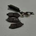 Akebono ACT1100 Proact Ultra Premium Ceramic Disc Brake Pad kit, GREY