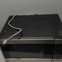 GE Countertop Microwave Oven, 1,150-watt Capacity, 1.6 Cubic Ft., 8 Auto Setting Cooking Settings, Child-Lock Technology, Kitchen Essentials for the Countertop, Dorm Room or Apartment, Stainless Steel