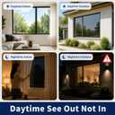 One Way Window Privacy Film, Mirror Tint, Black, 35.4In x 16.4Ft