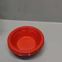 Premium Heavyweight Red Plastic Bowls Disposable - 15 oz and Elegant, (Pack Of 24), Microwavable, Ideal For Soups, Parties, Events & Home Use
