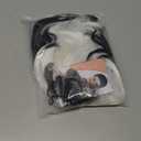 ALLAURA Wigs Cruella Costume Wig Black White Dalmation Cosplay Wigs Fits Women Peluca Cruella Devil Mujer