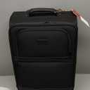 LOVEVOOK Carry On Luggage 22x14x9 Airline Approved,20 Inch Suitcases with Spinner Wheels, Soft side Carry-on Suitcase with TSA Lock for Men Women Business Trip Weekender Travel, Black