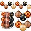 Syhood 12 Pcs 2.4'' Magical Wizard Christmas Ball Ornaments Christmas Tree Balls Foam Hanging Decor Xmas Party Supplies for Home Decor