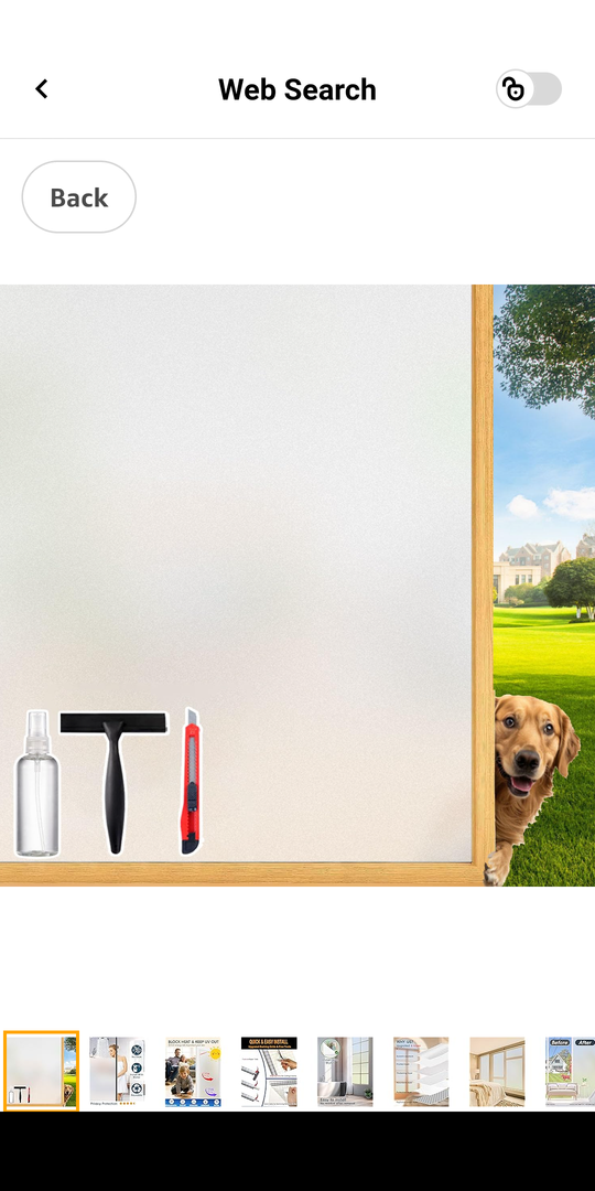 Frosted Glass Window Film Decorative with Reference Cutting Line, Bathroom Window Privacy Film for Glass Windows Cover, Static Cling, Removable, Reusable, Anti-UV, Anti-Glare, 29.5" x 78.7"
