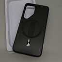 AUROX for Samsung Galaxy S25 Case with Invisible Stand, Compatible with MagSafe, Magnetic Case for Samsung S25 Phone Case, Shockproof Slim Phone Case with Kickstand, Black