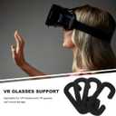 Vr Face Cushion Cover Replacement Sponge Pad 4-Pack Compatible with HTC Vive Vr Headset Pu Leather Breathable Anti-Sweat Face Cushion for Comfortable Virtual Reality Gaming