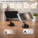 Guitar Phone Holder Mount with Vacuum Suction, Guitar Bass Accessories Gifts for Players Lovers, 360 Rotatable Phone Mount, Hands-free Holder for Watching, No Residue, Compatible All Phones
