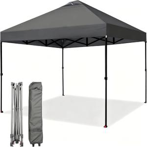 Garvee 10x10ft Pop Up Canopy Tent, Heavy Duty Outdoor Instant Gazebo