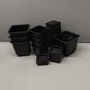 shouwuhho Bed Risers 12 inch Heavy Duty, Oversized Furniture Risers Support up to 6,000 Lbs for Sofa Table Couch Chair Leg Frame Dorm (4 Pack, Black, 12 inch)