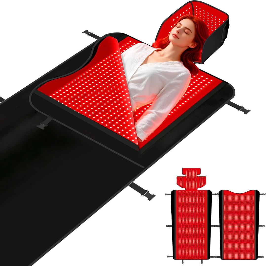 Largest 2980 LEDs Full Body Red Light Therapy Mat, 80.6"x35.7",FSA&HSA