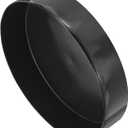 uxcell Rubber End Caps 300mm(11 13/16") IDx80mm(3 1/8") H Black 2pcs