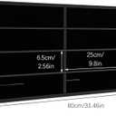 Mailbox for Classroom 12 Slots, Mail Sorter Countertop Paper Organizer Storage, Student Mailbox for Classroom, Mail Organizer for Home Library Office Classroom(Black, 12 Slots)