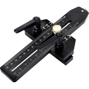 Thin Rip Jig Table Saw Jig Guide, Upgraded Making Repetitive Narrow Strip Cuts, Woodworking Tools Fast Thin Ripping Guide, Fits for 3/4" T Slot, 3/4" U Slot, 3/8" T Slot, for Band Saw Router Table