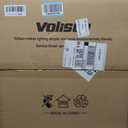 VOLISUN Low Profile Ceiling Fans with Lights and Remote, 20in Fandelier Ceiling Fan Flush Mount, 3000K-6500K Smart Bladeless LED Fan Light, Brown Modern Ceiling Fans with Lights for Bedroom