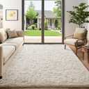 Ophanie 5x7 Area Rugs for Living Room Ivory, Fluffy Shag Large Fuzzy Plush Soft Rug, Shaggy Floor Big Carpets for Bedroom Nursery, Kids Home Decor Aesthetic
