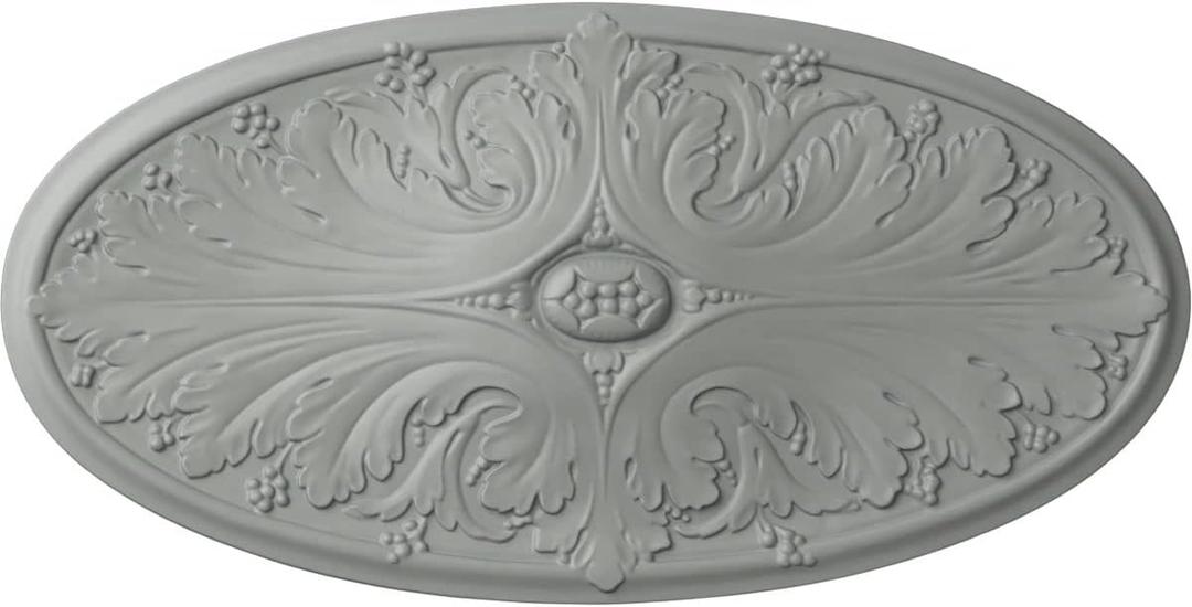 Ekena Millwork CM24X12MA Madrid Ceiling Medallion, Primed