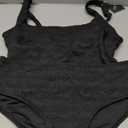 ZAFUL Womens Tankini Swimsuits Two Piece Tummy Control Bathing Suits Textured Tankini Swim Top with High Waisted Bottom Size XL
