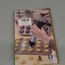 Cookie Press, Spritz Cookie Press for Baking, Stainless Steel Cookies Press Gun Kit with 8 Icing Tips and 13 Cookies Discs for DIY Biscuit Maker and Decoration